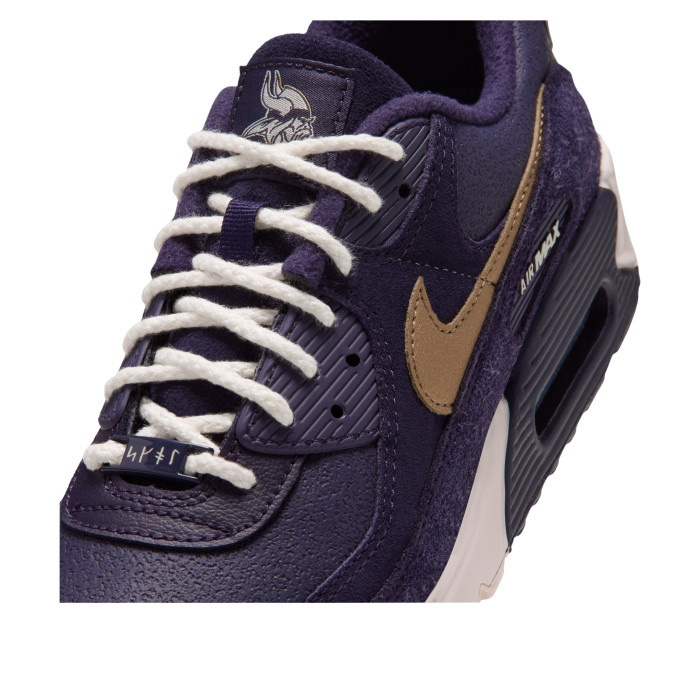 NFL x Nike Air Max 90 Minnesota Vikings - мужская сетка размеров NFL x Nike Air Max 90 Minnesota Vikings - мужская сетка размеров