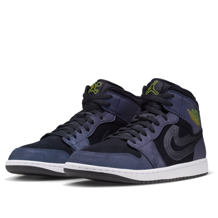Space Jam x Air Jordan 1 Mid SE Air Bugs - мужская сетка размеров Space Jam x Air Jordan 1 Mid SE Air Bugs - мужская сетка размеров