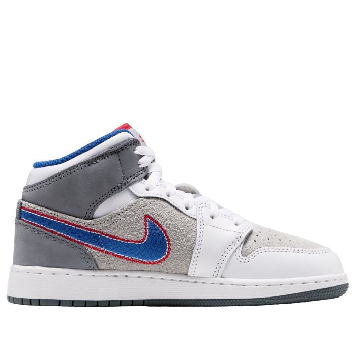 Jordan 1 Mid SE Space Jam Hare (GS) - подростковая сетка размеров Jordan 1 Mid SE Space Jam Hare (GS) - подростковая сетка размеров