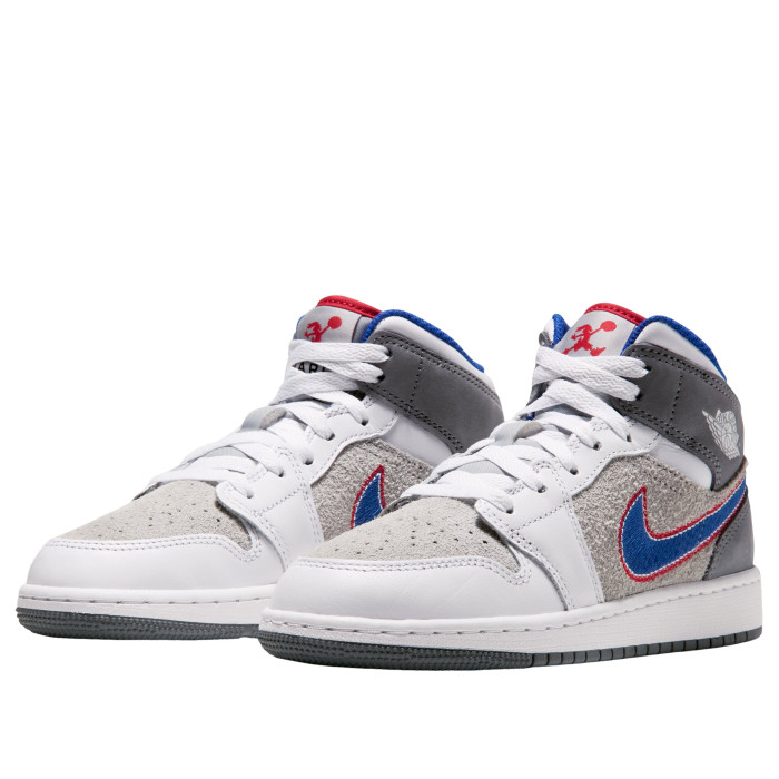 Jordan 1 Mid SE Space Jam Hare (GS) - подростковая сетка размеров Jordan 1 Mid SE Space Jam Hare (GS) - подростковая сетка размеров
