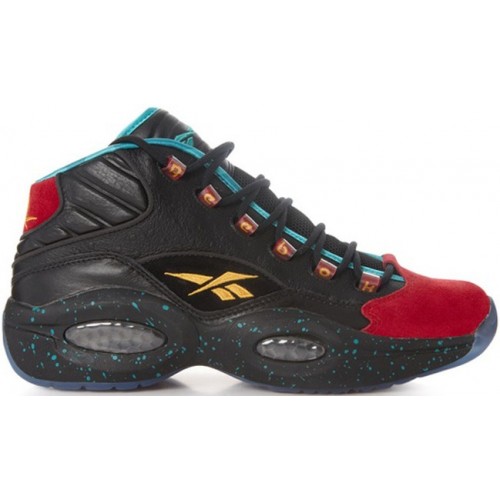 Кроссы Reebok Question Mid Burn Rubber Apollos Young - мужская сетка размеров