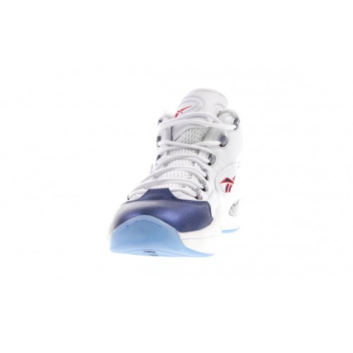 Кроссы Reebok Question Mid Blue Toe (2016) - мужская сетка размеров