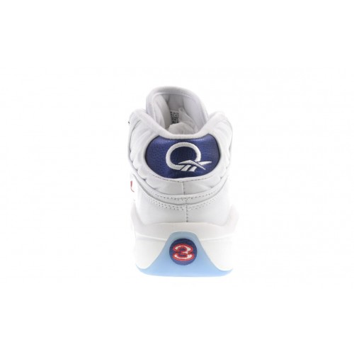 Кроссы Reebok Question Mid Blue Toe (2016) - мужская сетка размеров