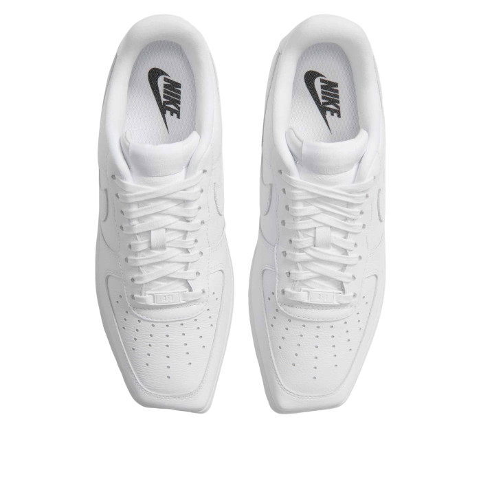 Nike Air Force 1 Low Square Toe Triple White (W) - женская сетка размеров Nike Air Force 1 Low Square Toe Triple White (W) - женская сетка размеров