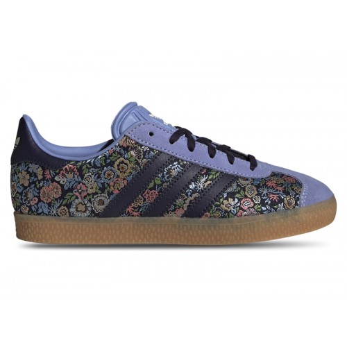 Кроссы adidas Gazelle Liberty London Floral Embroidery (GS) - подростковая сетка размеров