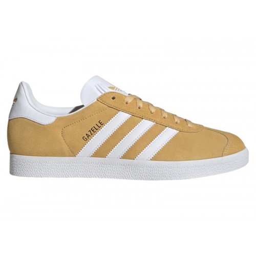 adidas Gazelle Oat Cloud White Gold Metallic - мужская сетка размеров
