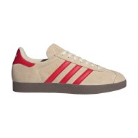 adidas Gazelle Sand Strata Better Scarlet Cloud White