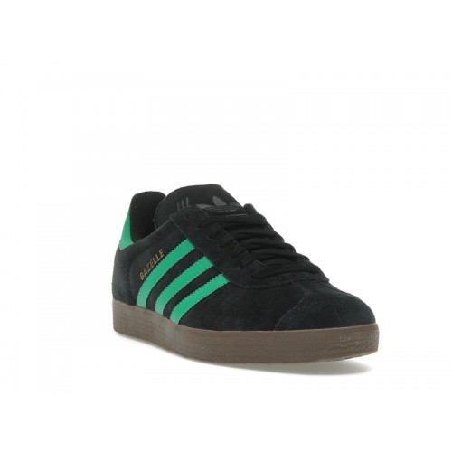 adidas Gazelle Black Court Green - мужская сетка размеров
