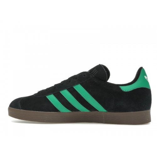 adidas Gazelle Black Court Green - мужская сетка размеров
