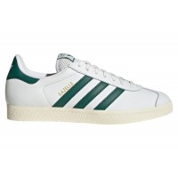 adidas Gazelle Core White Collegiate Green Cream White