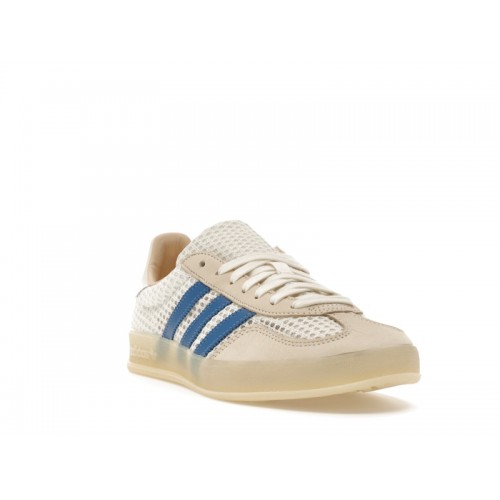 Кроссы adidas Gazelle Indoor Off White Focus Blue - мужская сетка размеров