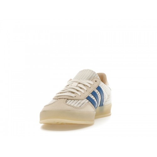 Кроссы adidas Gazelle Indoor Off White Focus Blue - мужская сетка размеров