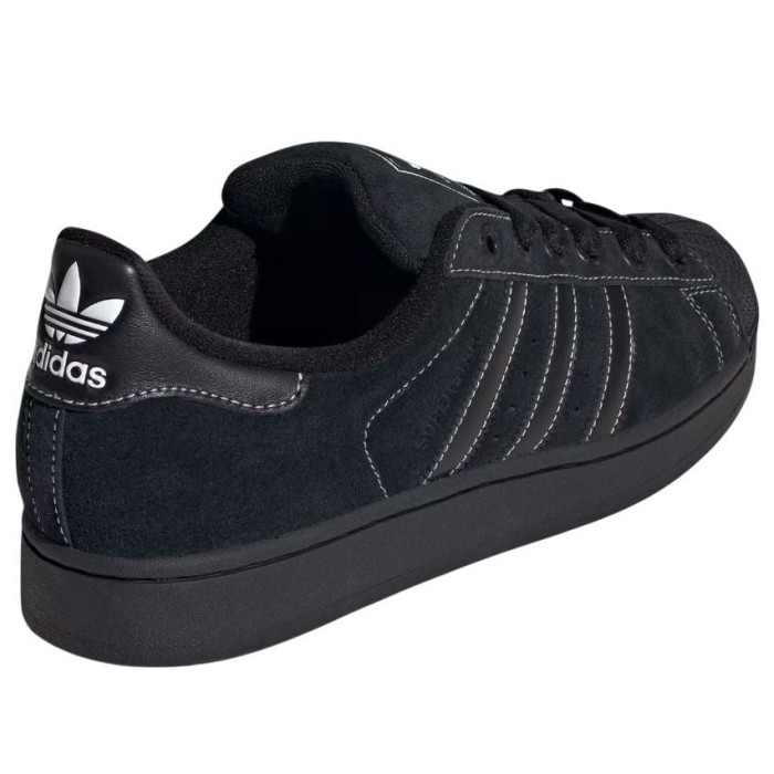 adidas Superstar 2 Core Black Contrast Stitch - мужская сетка размеров adidas Superstar 2 Core Black Contrast Stitch - мужская сетка размеров
