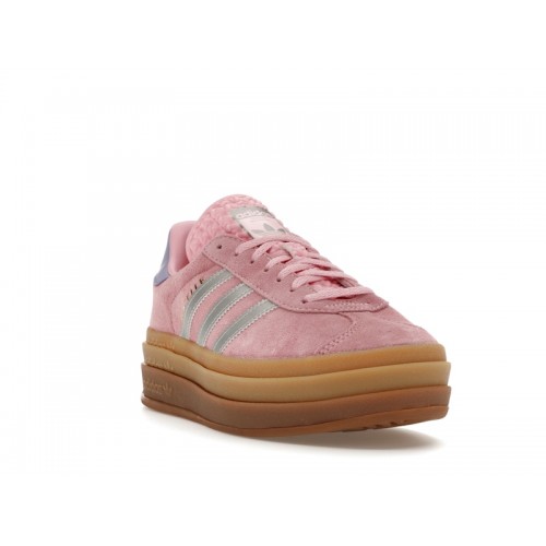 Кроссы adidas Gazlle Bold True Pink Gum (Kids) - подростковая сетка размеров