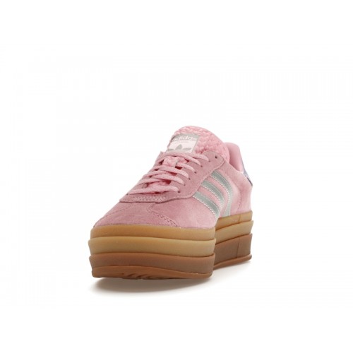 Кроссы adidas Gazlle Bold True Pink Gum (Kids) - подростковая сетка размеров