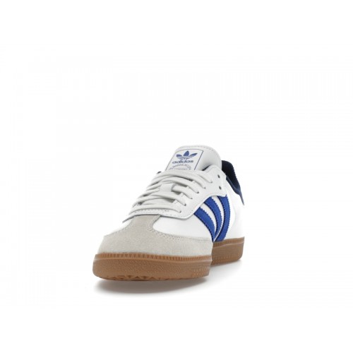 adidas Samba OG White Royal Blue Night Indigo - мужская сетка размеров