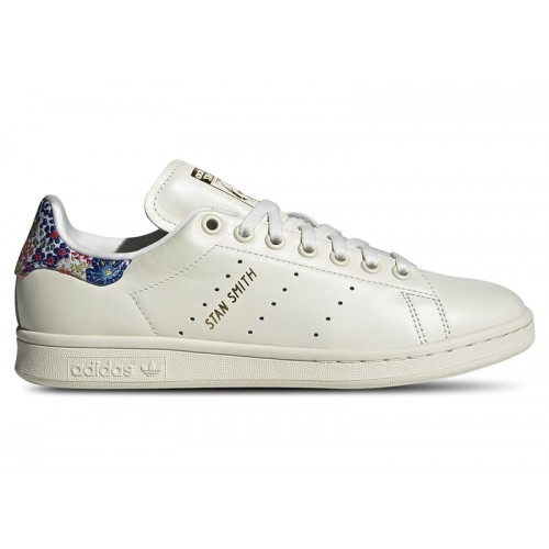 Кроссы adidas Stan Smith Liberty London Off White (W) - женская сетка размеров