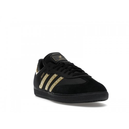 Кроссы adidas Samba OG Mexico Black Gold Metallic - мужская сетка размеров