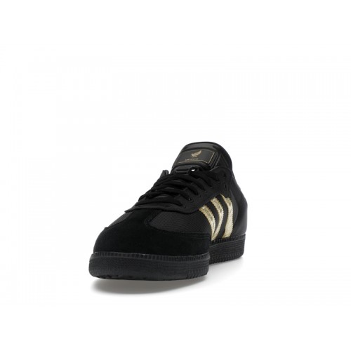 Кроссы adidas Samba OG Mexico Black Gold Metallic - мужская сетка размеров