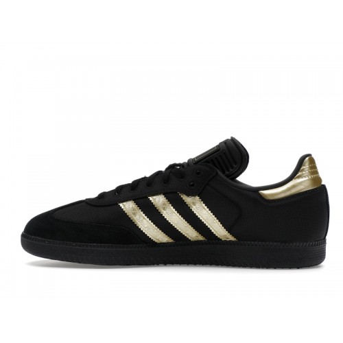 Кроссы adidas Samba OG Mexico Black Gold Metallic - мужская сетка размеров