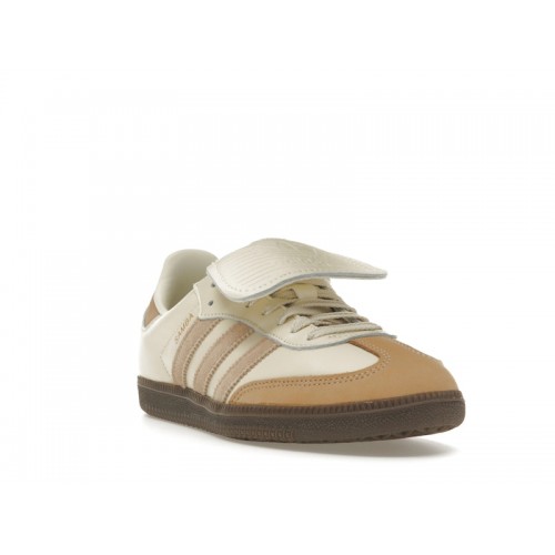 Кроссы adidas Samba LT Cream White Warm Sandstone (W) - женская сетка размеров