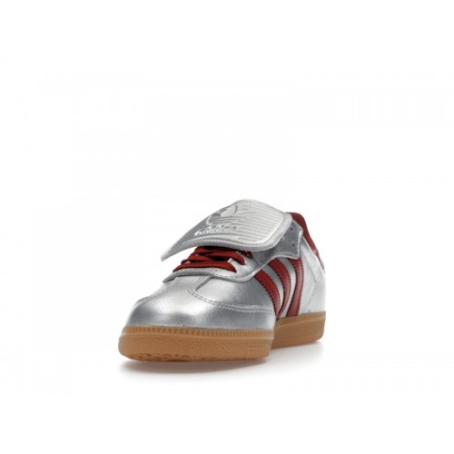 adidas Samba LT Silver Metallic Ruby Gum (W) - женская сетка размеров