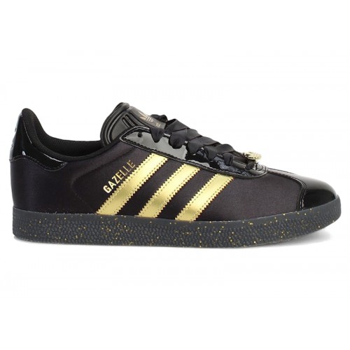 Кроссы adidas Gazelle Shiekh Black Gold (W) - женская сетка размеров
