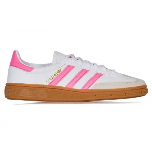 Кроссы adidas Handball Spezial White Pink (GS) - подростковая сетка размеров