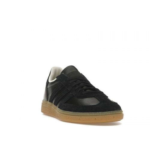 Кроссы adidas Handball Spezial Core Black Leather - мужская сетка размеров