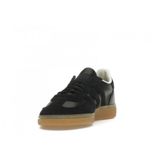 Кроссы adidas Handball Spezial Core Black Leather - мужская сетка размеров