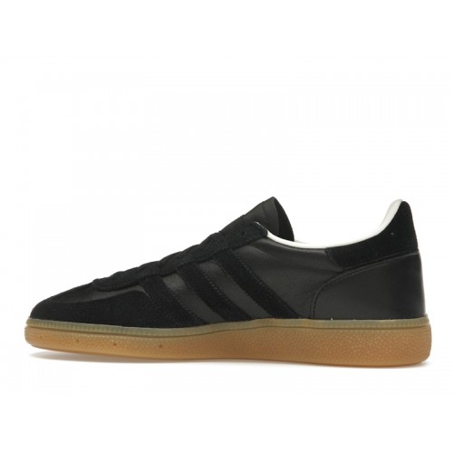Кроссы adidas Handball Spezial Core Black Leather - мужская сетка размеров
