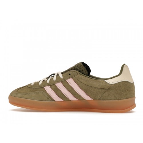 Кроссы adidas Gazelle Indoor Focus Olive (W) - женская сетка размеров