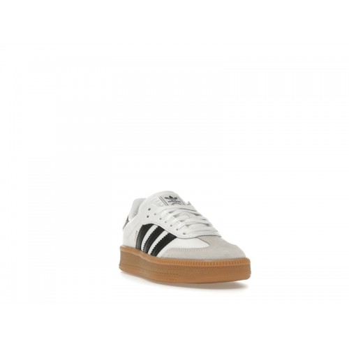 Кроссы adidas Samba XLG White Black Gum (GS) - подростковая сетка размеров