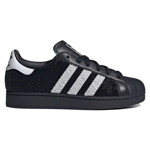adidas Superstar Beaded Black White (W) - женская сетка размеров