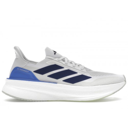 adidas Ultra Boost 5X Cloud White Dark Blue Putty Grey - мужская сетка размеров