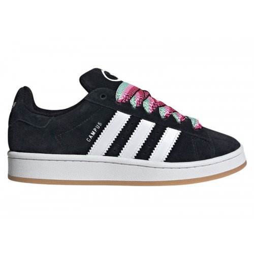 adidas Campus 00s Camp Core Black Lucid Pink Cloud White (W) - женская сетка размеров