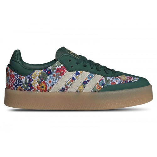 Кроссы adidas Sambae Liberty London Collegiate Green (W) - женская сетка размеров