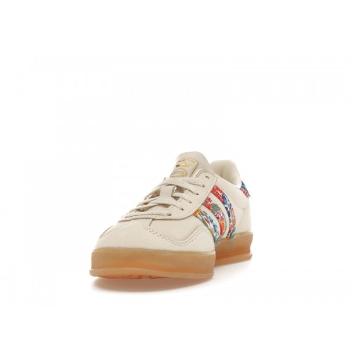 Кроссы adidas Gazelle Indoor Liberty London Floral Embroidery Stripes (W) - женская сетка размеров