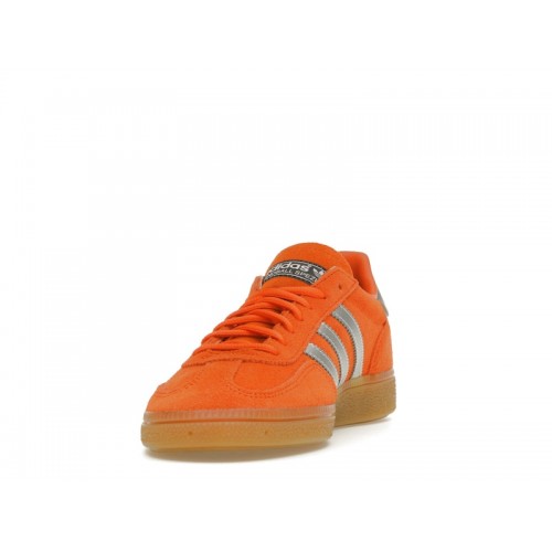 Кроссы adidas Handball Spezial Orange Silver - мужская сетка размеров