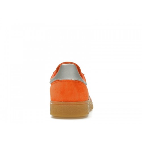 Кроссы adidas Handball Spezial Orange Silver - мужская сетка размеров
