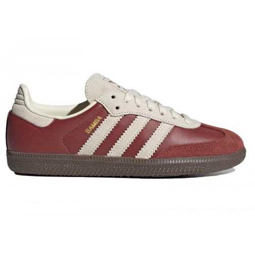 Кроссы adidas Samba OG Preloved Ruby Cream White (GS) - подростковая сетка размеров