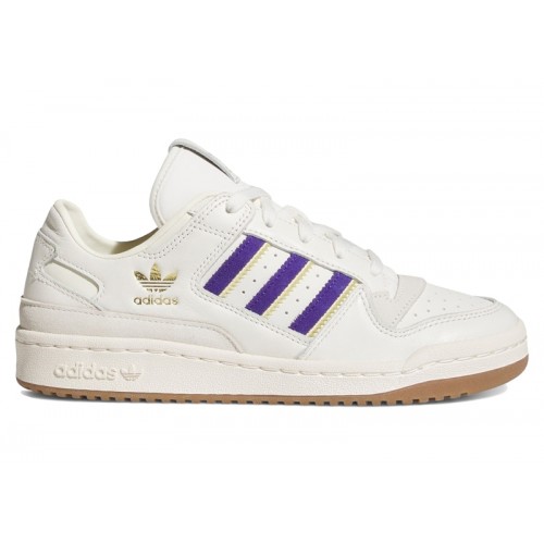 adidas Forum Low CL Cloud White Collegiate Purple Cream White (W) - женская сетка размеров