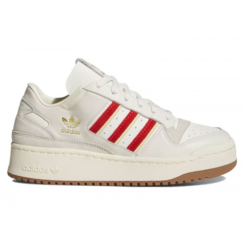 Кроссы adidas Forum Bold Cream Team Power Red (W) - женская сетка размеров