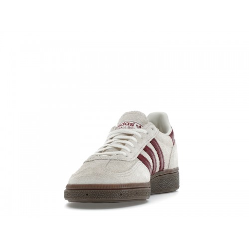 Кроссы adidas Handball Spezial Off White Collegiate Burgundy (W) - женская сетка размеров