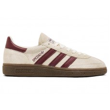 Женские кроссовки adidas Handball Spezial Off White Collegiate Burgundy (W)