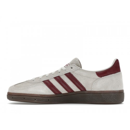 Кроссы adidas Handball Spezial Off White Collegiate Burgundy (W) - женская сетка размеров