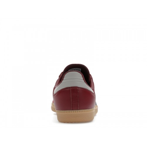 Кроссы adidas Samba OG Burgundy Gum (W) - женская сетка размеров