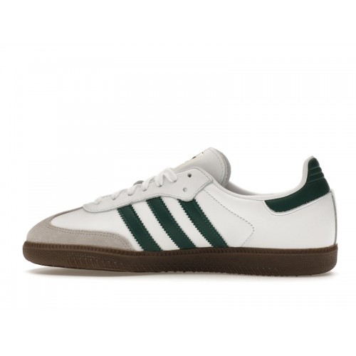adidas Samba OG Cloud White Collegiate Green - мужская сетка размеров
