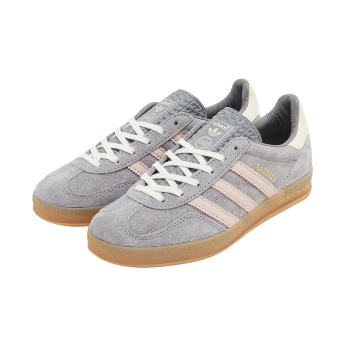 adidas Gazelle Indoor Grey Sandy Pink (W) - женская сетка размеров adidas Gazelle Indoor Grey Sandy Pink (W) - женская сетка размеров