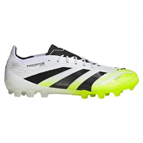 Кроссы adidas Predator Elite 2G/3G AG Cloud White Core Black Lucid Lemon - мужская сетка размеров